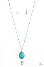 Load image into Gallery viewer, Desert Meadow - Blue Lanyard Necklace Set
