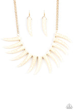 Load image into Gallery viewer, Tusk Tundra - White Necklace Set
