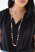 Cargar imagen en el visor de la galería, Prized Pearls - Orange Necklace Set
