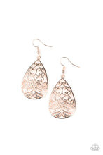 Cargar imagen en el visor de la galería, Divine Vine - Rose Gold Earrings
