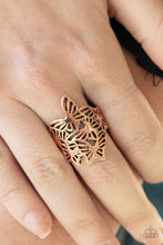 Load image into Gallery viewer, Banded Butterflies - Copper Ring

