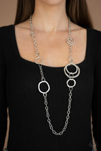 Load image into Gallery viewer, Amped Up Metallics - Silver Necklace Set
