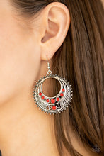 Load image into Gallery viewer, Boho Bliss - Red Earrings
