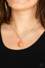 Cargar imagen en el visor de la galería, Peaceful Prairies - Orange Necklace Set
