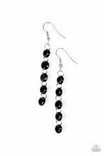 Load image into Gallery viewer, Trickle-Down Effect - Black Earrings

