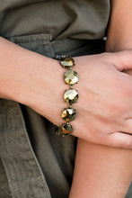 Load image into Gallery viewer, Fabulously Flashy - Brass Bracelet
