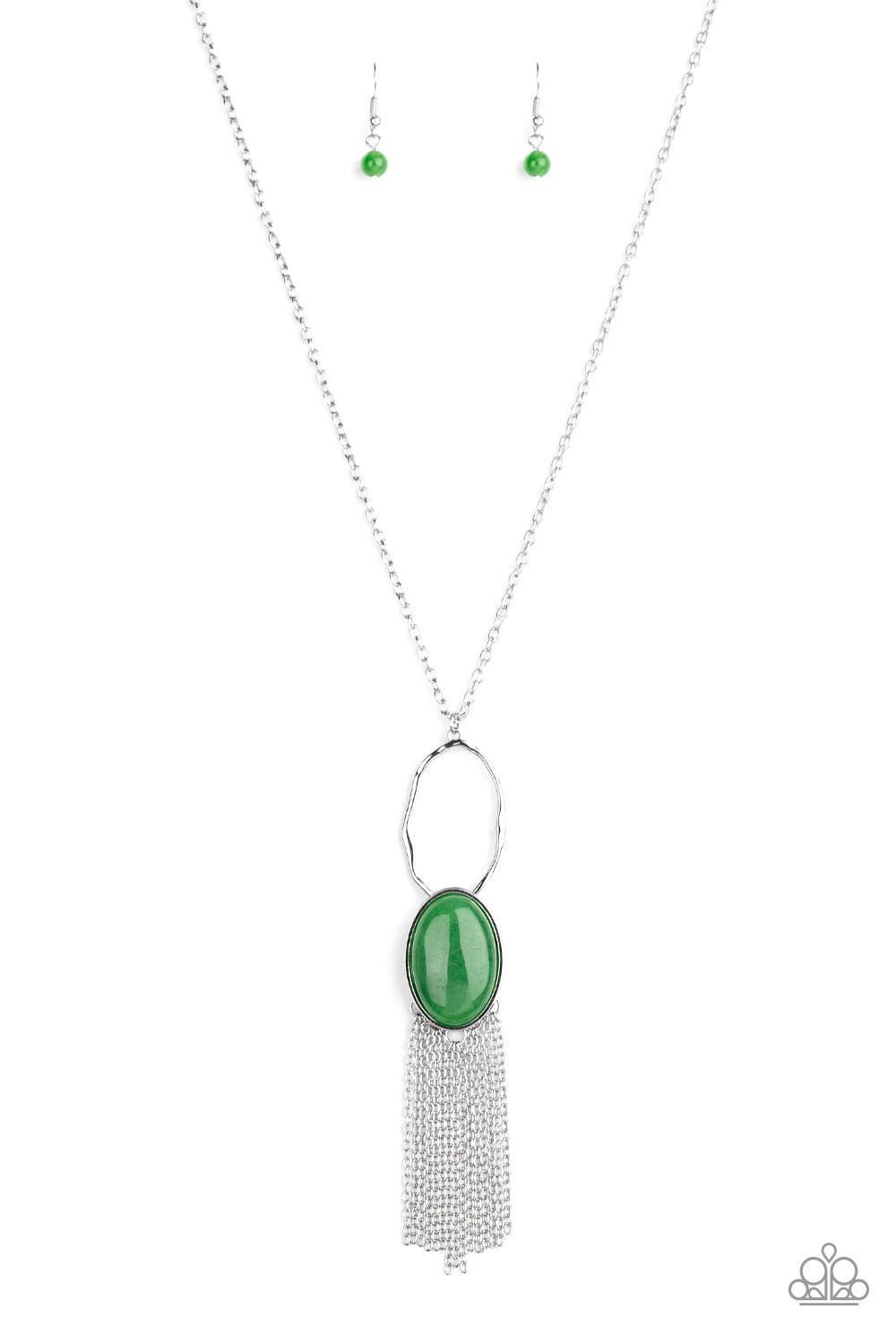 Dewy Desert - Green Necklace Set