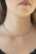 Load image into Gallery viewer, Flat Out Fierce - Gold Choker Necklace Set
