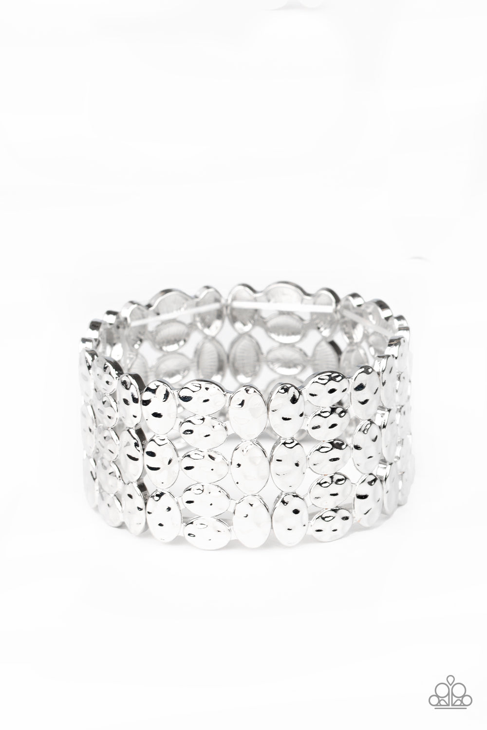 Tectonic Texture - Silver Bracelet