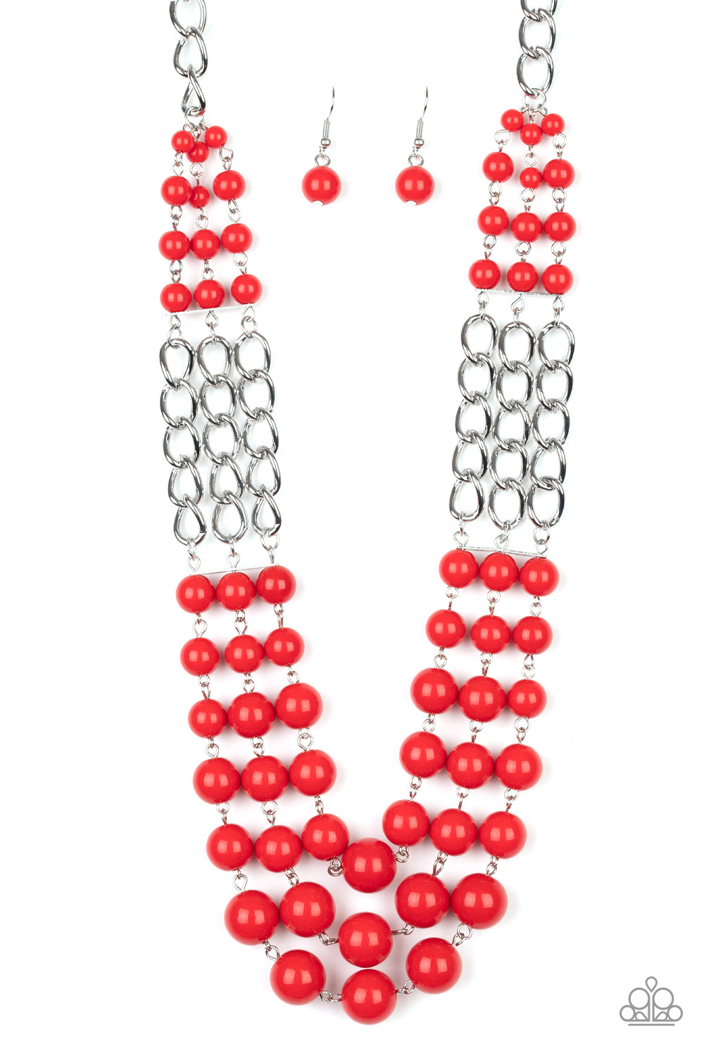 A La Vogue - Red Necklace Set