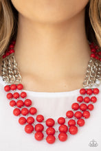 Cargar imagen en el visor de la galería, A La Vogue - Red Necklace Set
