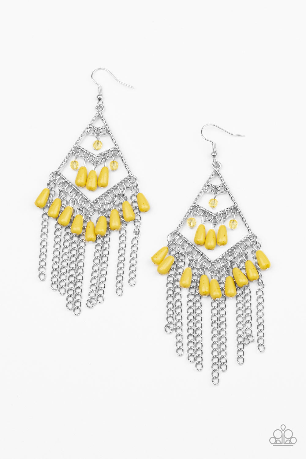 Trending Transcendence - Yellow Earrings