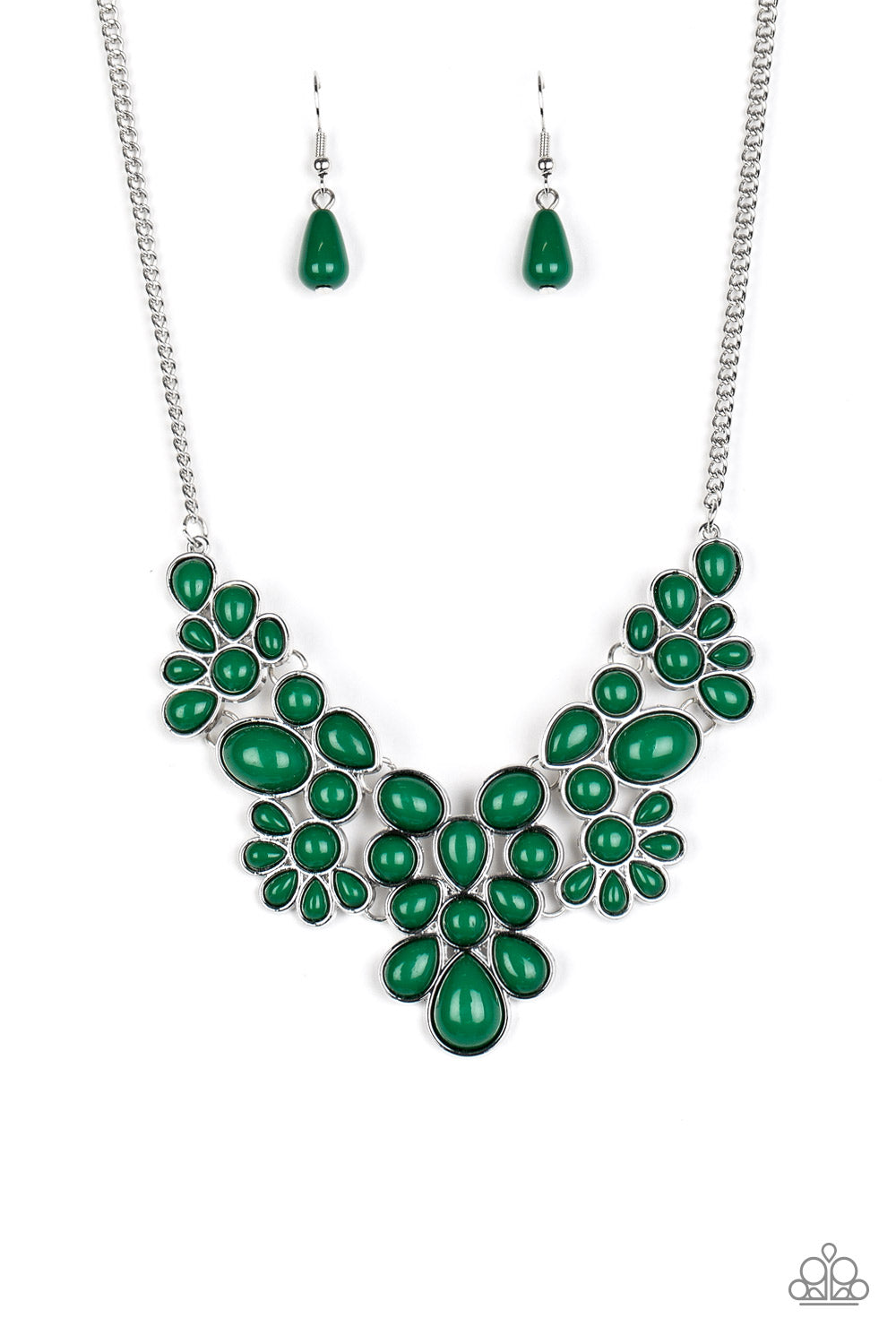 Bohemian Banquet - Green Necklace Set