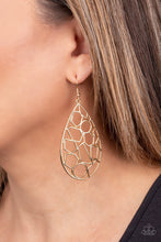 Load image into Gallery viewer, Reshaped Radiance - Gold Earrings
