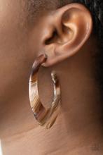 Load image into Gallery viewer, Retro Renaissance - Brown Earrings
