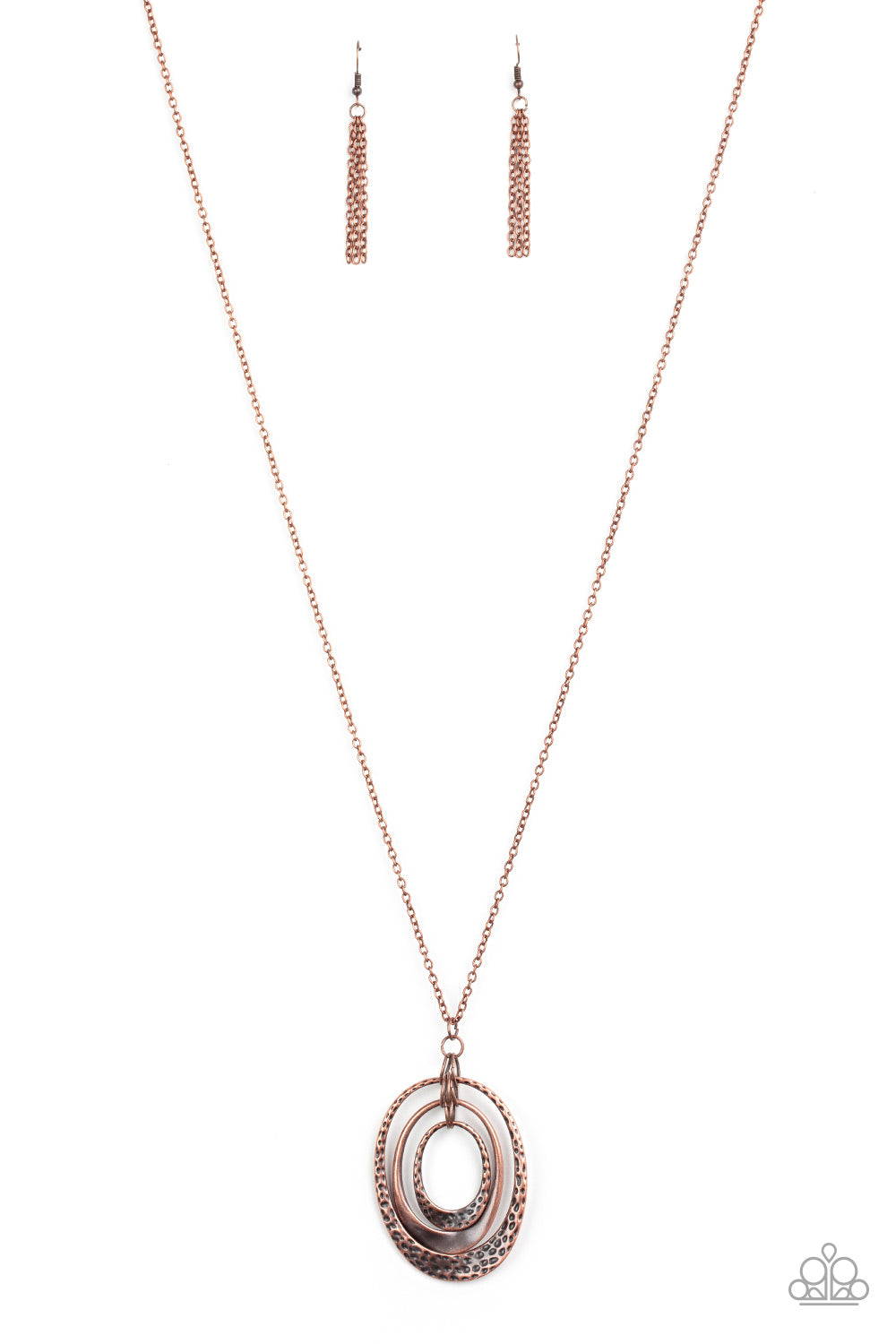 Dizzying Decor - Copper Necklace Set