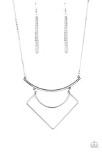 Cargar imagen en el visor de la galería, Egyptian Edge - Silver Necklace Set
