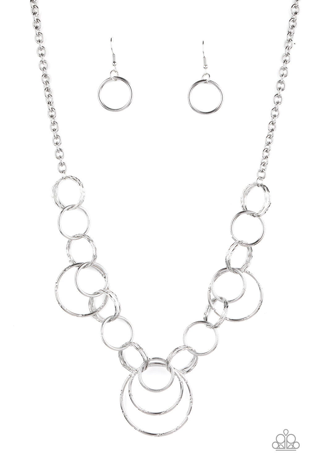 Ringing Relic - Silver Necklace Set