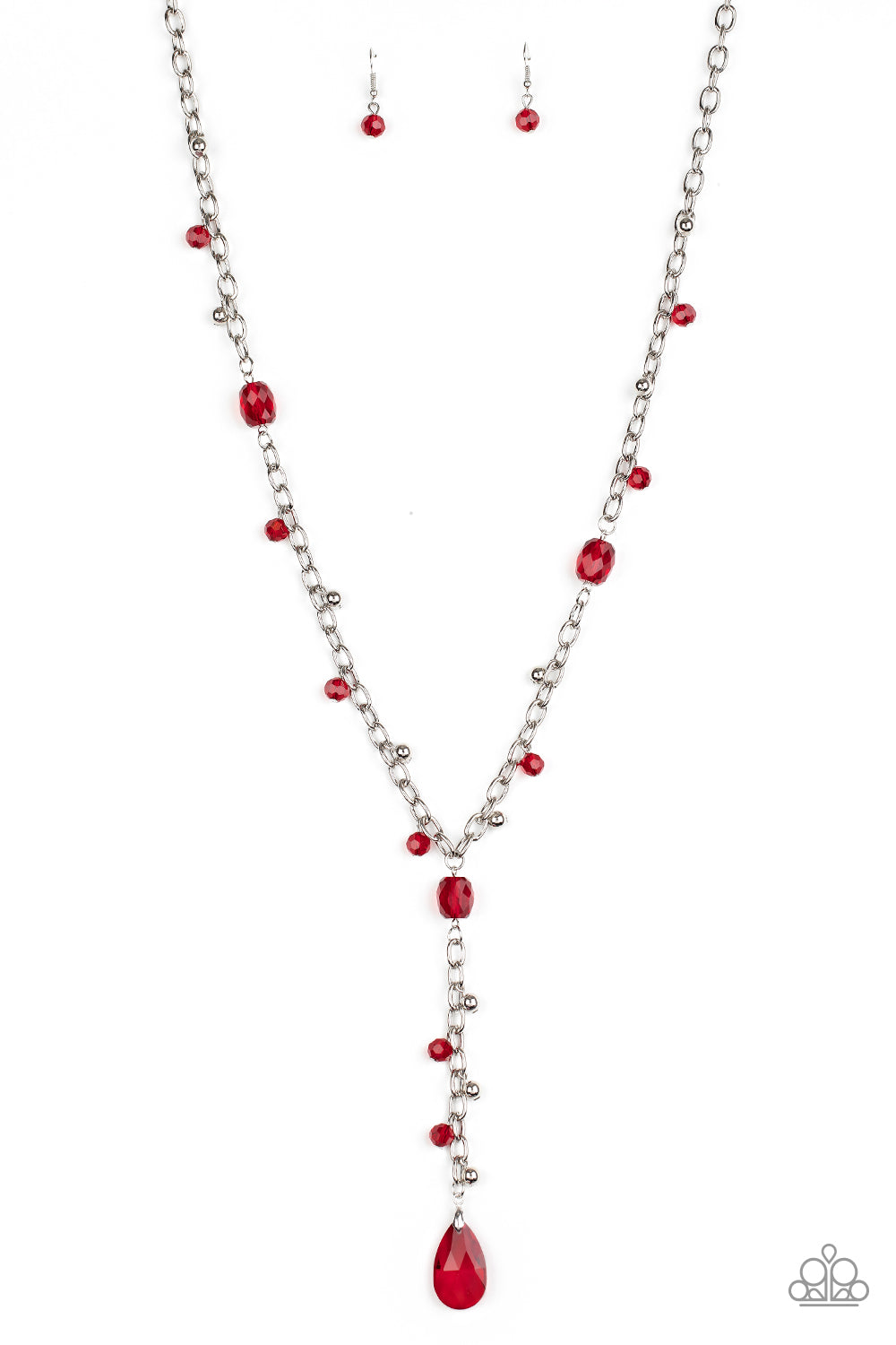 Afterglow Party - Red Necklace Set