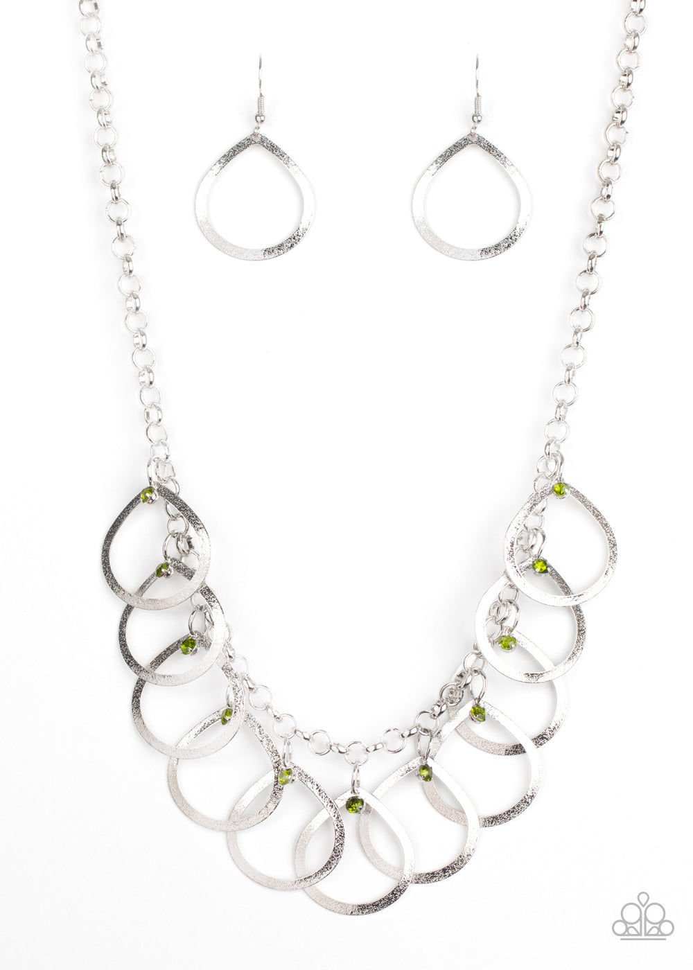 Drop By Drop - Green Necklace Set
