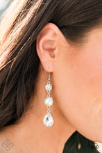 Load image into Gallery viewer, Unpredictable Shimmer - White Earrings
