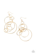 Load image into Gallery viewer, Running Circles Around You - Gold Earrings
