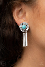 Carregar imagem no visualizador da galeria, Desert Amulet - Blue Earrings
