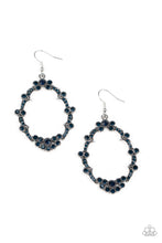 Load image into Gallery viewer, Sparkly Status - Blue Earrings
