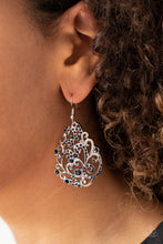 Load image into Gallery viewer, Winter Garden - Blue Earrings
