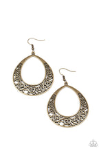 Load image into Gallery viewer, Vineyard Venture - Brass Earrings
