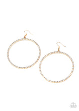 Load image into Gallery viewer, Wide Curves Ahead - Gold Earrings
