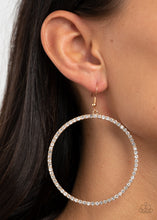 Load image into Gallery viewer, Wide Curves Ahead - Gold Earrings
