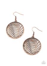 Carregar imagem no visualizador da galeria, Palm Perfection - Copper Earrings
