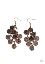 Load image into Gallery viewer, Blushing Blooms - Copper Earrings
