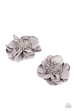Load image into Gallery viewer, Full On Floral - Silver Hair Clip
