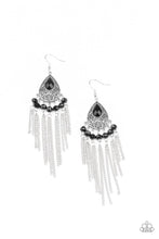 Load image into Gallery viewer, Floating On HEIR - Black Earrings
