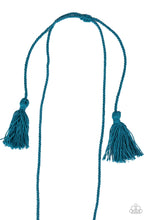 Load image into Gallery viewer, Between You and MACRAME - Blue Necklace Set
