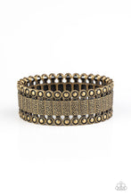 Cargar imagen en el visor de la galería, Rustic Rhythm - Brass Bracelet
