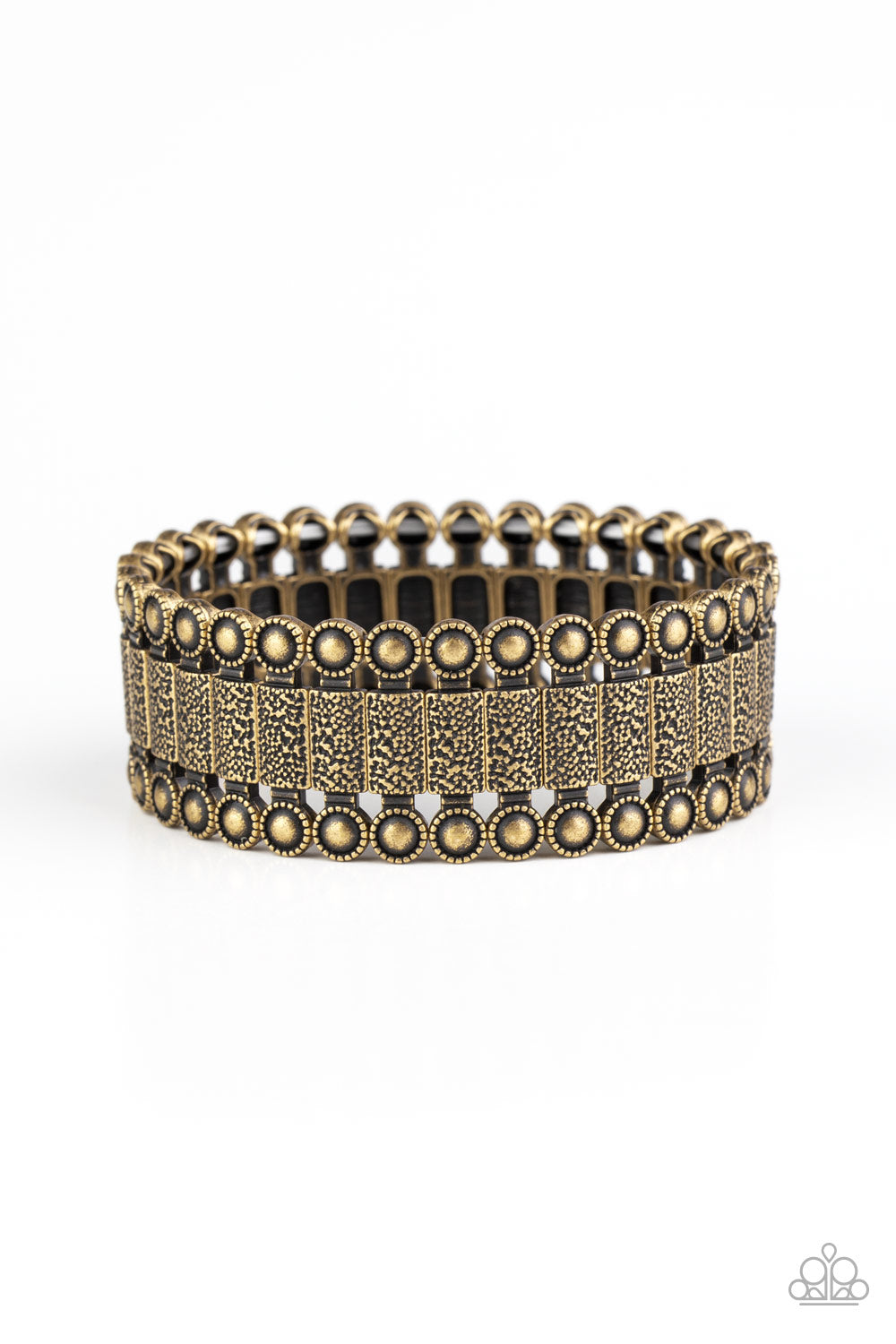 Rustic Rhythm - Brass Bracelet