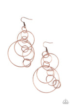 Load image into Gallery viewer, Running Circles Around You - Copper Earrings
