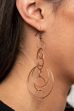 Load image into Gallery viewer, Running Circles Around You - Copper Earrings
