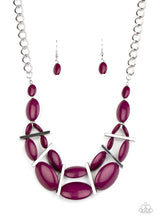 Load image into Gallery viewer, Law of the Jungle - Purple Necklace Set
