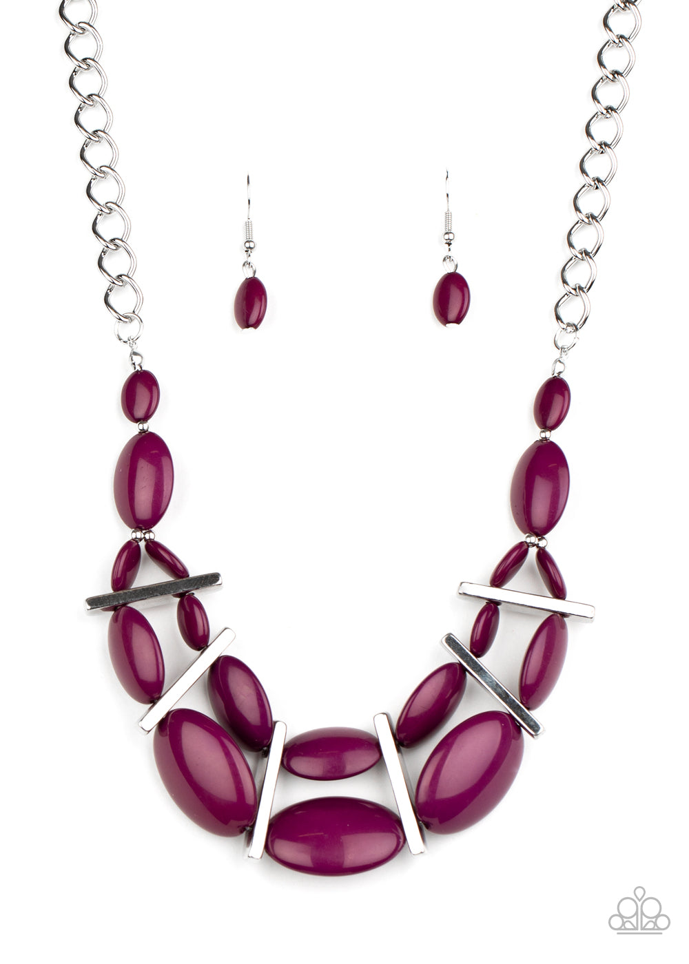 Law of the Jungle - Purple Necklace Set