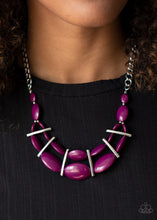 Load image into Gallery viewer, Law of the Jungle - Purple Necklace Set
