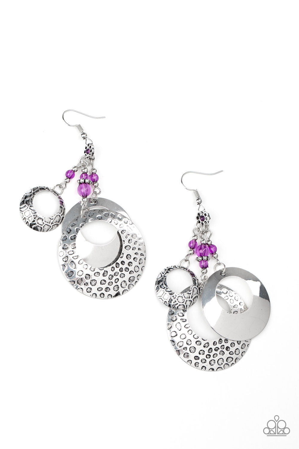 Wanderlust Garden - Purple Earrings