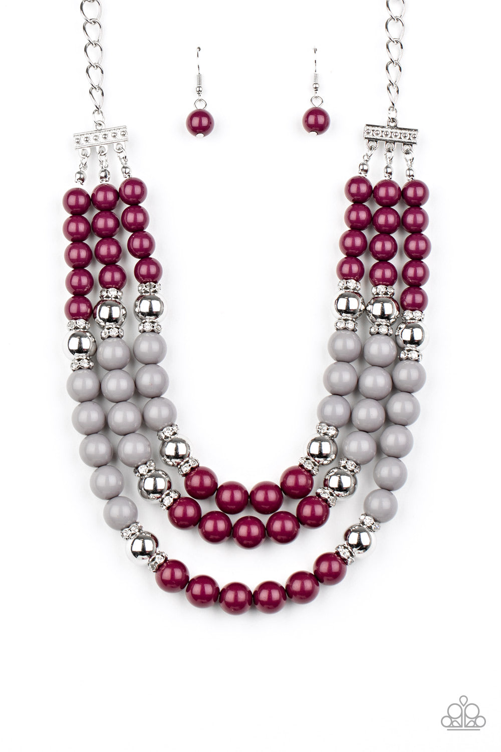 BEAD Your Own Drum - Purple Necklace Set