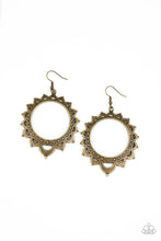 Load image into Gallery viewer, Casually Capricious - Brass Earrings
