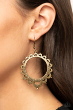 Load image into Gallery viewer, Casually Capricious - Brass Earrings
