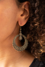 Charger l&#39;image dans la galerie, Solar Orbit - Brass Earrings
