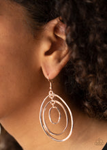 Load image into Gallery viewer, Retro Ruins - Rose Gold Earrings
